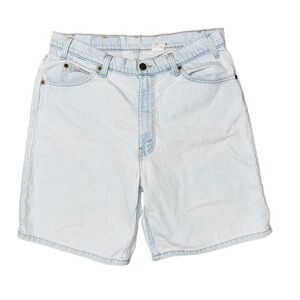 Vintage90s Levi’s 550 Orange Tab High Waist Denim Bermuda Shorts